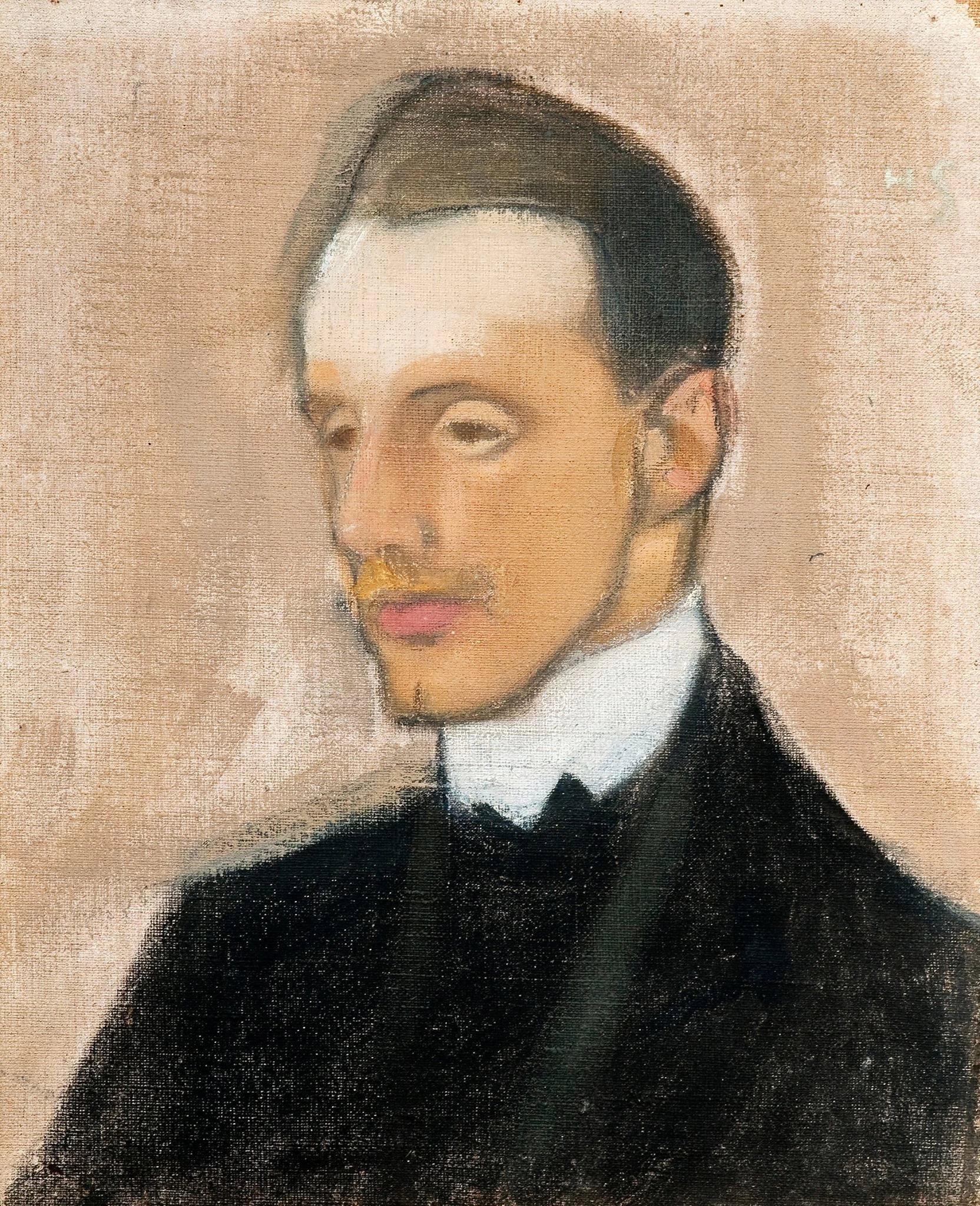 Ritratto di uomo (studio in marrone)